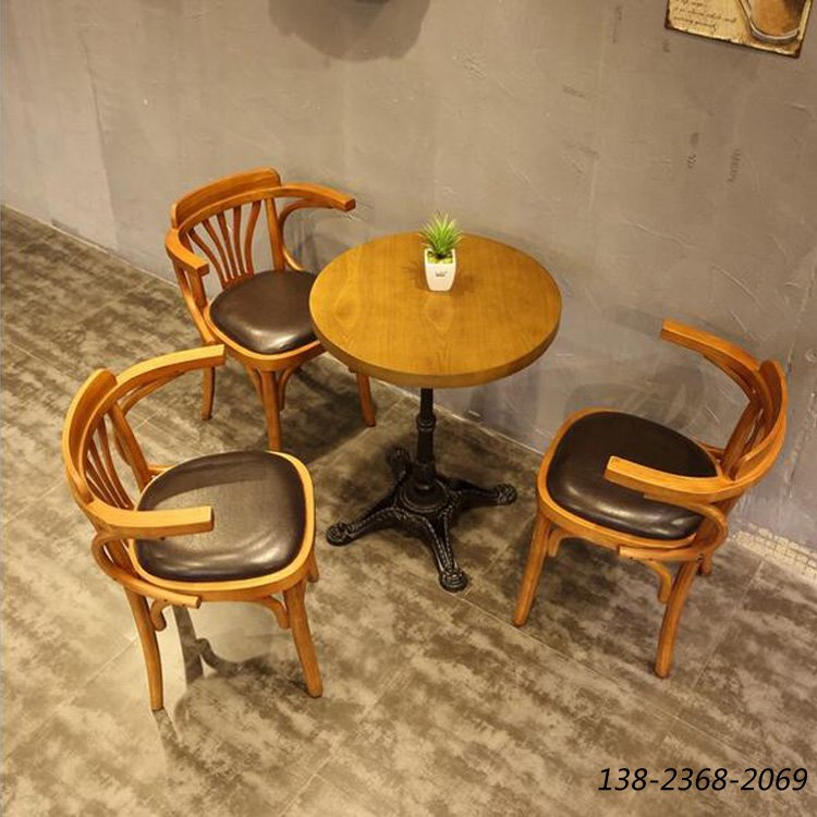 甜品店餐桌椅訂做，餐桌椅組合，休閑餐廳家具